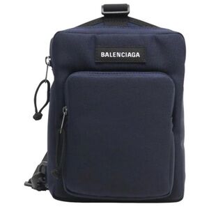 Balenciaga Navy Explorer Crossbody / Shoulder Bag – Unisex
